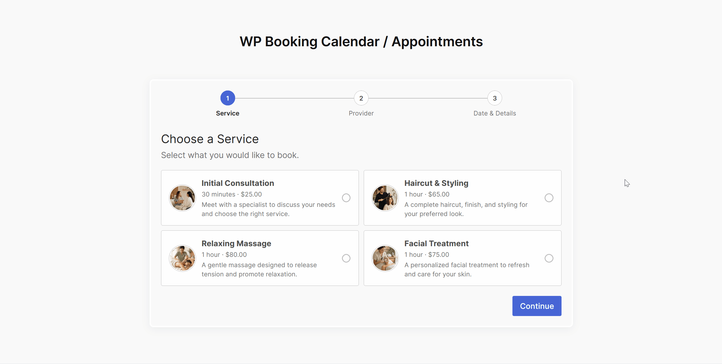 Booking an Appointment in WP  Booking Calendar