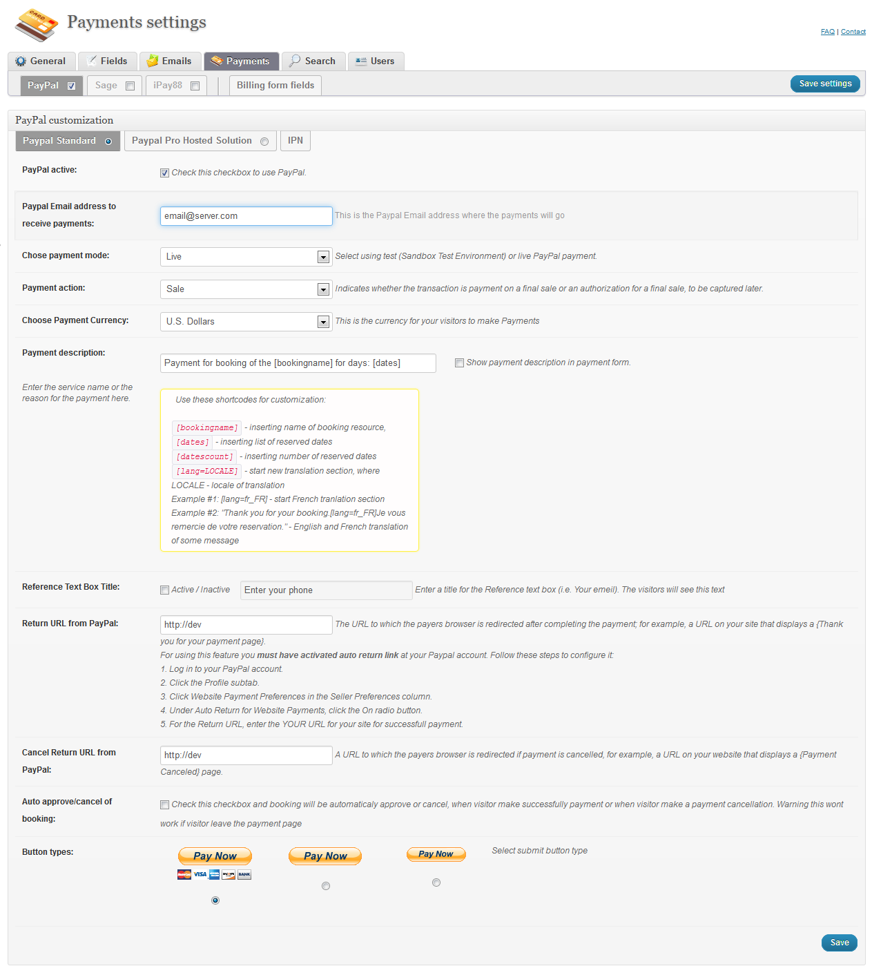 38.settings-payments-paypal-standard | WP Booking Calendar: The #1 ...