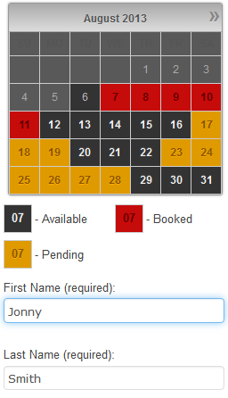 Booking Calendar WordPress plugin receive bookings easily